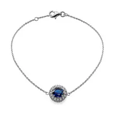 Orphelia® 'Kaia' Damen Sterling Silber Armbänd - Silber ZA-7477/SA