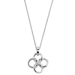 Orphelia® 'Aida' Dames Zilver 925 925 Collier - Zilverkleurig ZH-7472