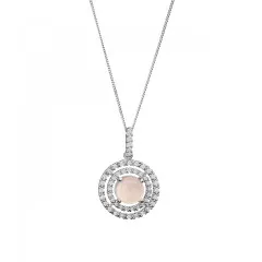 Orphelia® 'Rivera' Damen Sterling Silber Halskette mit Anhänger - Silber ZH-7481/PC