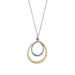 Orphelia® 'Bastien' Dames Zilver 925 925 Collier - Zilver/Goud ZH-7499