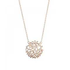 Orphelia® 'Flavie' Dames Zilver 925 925 Collier - Rosékleurig ZH-7502/RG