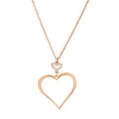 Orphelia® 'Alfina' Femmes Argent Collier avec pendentif - Rosé ZK-7383