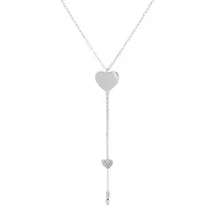 Orphelia® 'Heart' Femmes Argent Collier avec pendentif - Argent ZK-7384