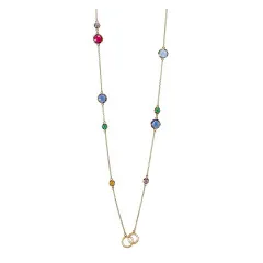 Orphelia® 'Eloise' Women's Sterling Silver Necklace - Gold ZK-7409/G