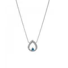 Orphelia® 'Kiana' Women's Sterling Silver Necklace - Silver ZK-7487