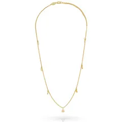 Orphelia® 'Heritage' Femmes Argent Collier - Or ZK-7559/G