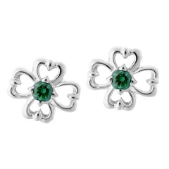 Orphelia® 'Saffina' Damen Sterling Silber Ohrstecker - Silber ZO-7081