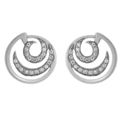 Orphelia® 'Elaine' Damen Sterling Silber Ohrstecker - Silber ZO-7084