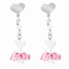 Orphelia® 'Cute' Kind Zilver 925 925 Oorhangers - Zilverkleurig ZO-7133