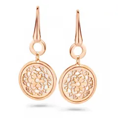 Orphelia® 'Madelene' Dames Zilver 925 925 Oorhangers - Rosékleurig ZO-7163/RG