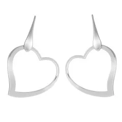 Orphelia® 'Becky' Dames Zilver 925 925 Oorhangers - Zilverkleurig ZO-7193