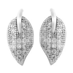 Orphelia® 'Ruth' Women's Sterling Silver Stud Earrings - Silver ZO-7220