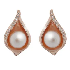 Orphelia® 'Sophia' Dames Zilver 925 925 Oorknoppen - Rosékleurig ZO-7234/RG