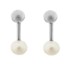Orphelia® 'Aliena' Women's Sterling Silver Drop Earrings - Silver ZO-7373