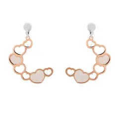 Orphelia® 'Maliya' Femmes Argent Boucle d'oreille - Argent/Rose ZO-7388