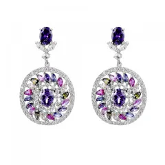 Orphelia® 'Enya' Femmes Argent Boucle d'oreille - Argent ZO-7428