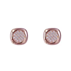 Orphelia® 'Amalia' Dames Zilver 925 925 Oorknoppen - Rosékleurig ZO-7442