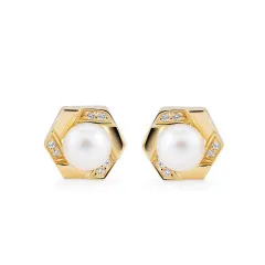 Orphelia® 'Aliva' Femmes Argent Puce d'oreille - Or ZO-7469/G