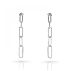 Orphelia® 'Eve' Women's Sterling Silver Drop Earrings - Silver ZO-7550