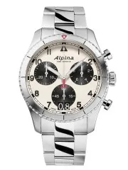 Alpina® Chronograph 'Startimer Pilot' Herren Uhr AL-372WB4S26B
