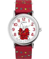 Timex® Analogue 'Peanuts Weekender' Women's Watch TW2W80800