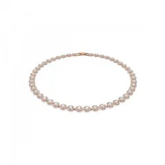 Swarovski® 'Angelic' Women's Gold Plated Metal Necklace - Rose 5367845