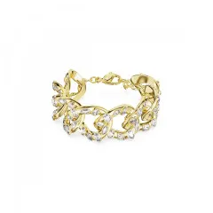 Swarovski® 'Dextera' Women's Gold Plated Metal Bracelet - Gold 5666027