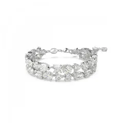 Swarovski® 'Mesmera' Women's Base Metal Bracelet - Silver 5669927