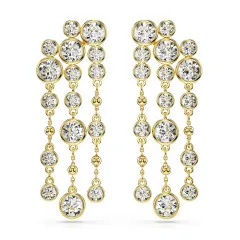 Swarovski® 'Imber' Dames Verguld Metaal Oorhangers - Goudkleurig 5680093
