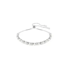 Swarovski® 'Matrix' Women's Base Metal Bracelet - Silver 5689633