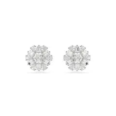 Swarovski® 'Idyllia' Femmes Métall Puce d'oreille - Argent 5691483