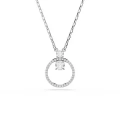 Swarovski® 'Dextera' Women's Base Metal Necklace - Silver 5692261