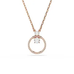 Swarovski® 'Dextera' Women's Gold Plated Metal Necklace - Rose 5692266