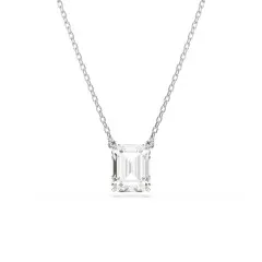 Swarovski® 'Stilla' Women's Base Metal Necklace - Silver 5693405