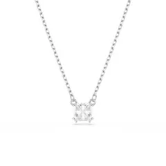 Swarovski® 'Matrix' Women's Base Metal Necklace - Silver 5701903