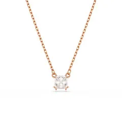 Swarovski® 'Matrix' Women's Gold Plated Metal Necklace - Rose 5701904