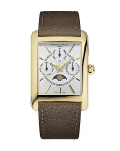 Frederique Constant&reg; Multi-cadrans 'Classics Carr&eacute;e Moonphase' Hommes Montre FC-265S4C5