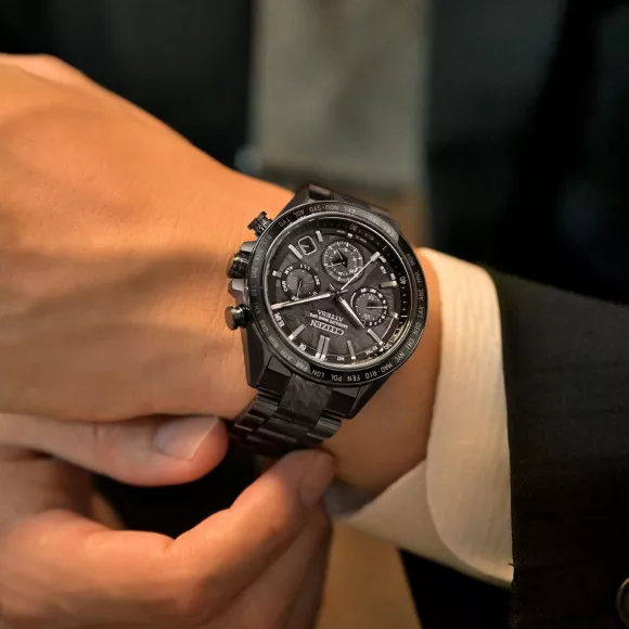 Citizen® Chronograph 'Attesa Satellite Wave' Men's Watch