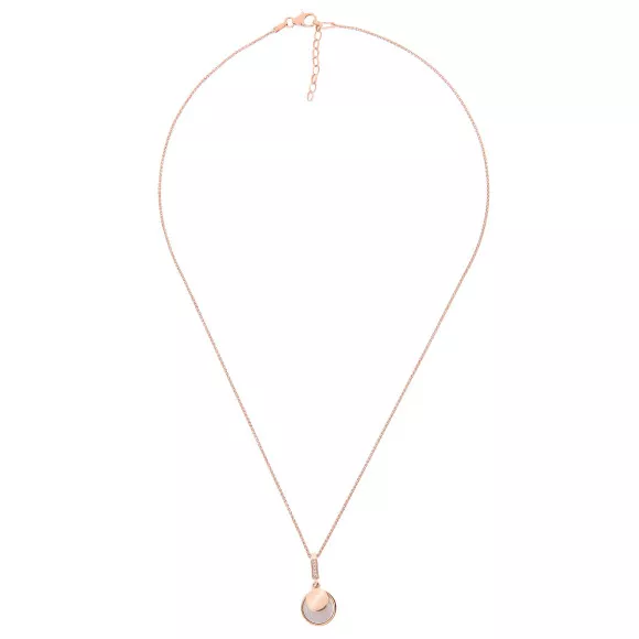 Orphelia® Dames Zilver 925 925 Collier - Rosékleurig ZH-7285/RG