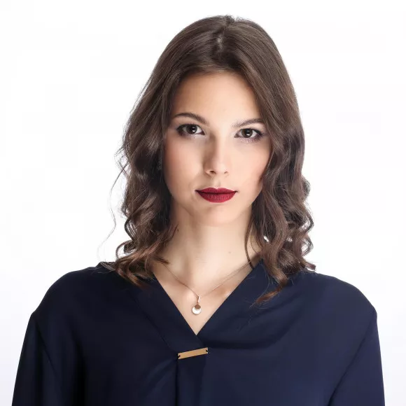 Orphelia® Dames Zilver 925 925 Collier - Rosékleurig ZH-7285/RG