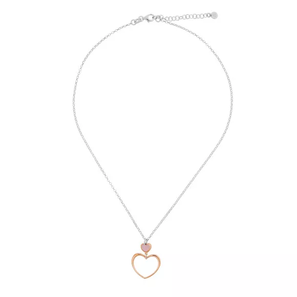 Orphelia® 'Mada' Dames Zilver 925 925 Collier - Zilver/Rosé ZK-7389