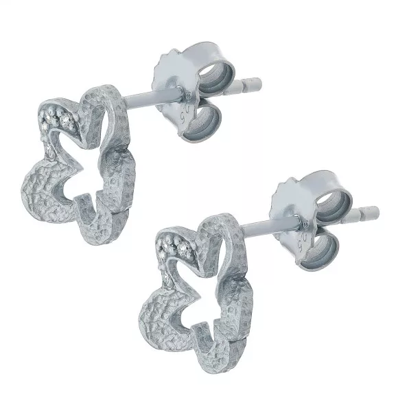 Orphelia® 'Malenia' Dames Zilver 925 925 Oorknoppen - Zilverkleurig ZO-7077