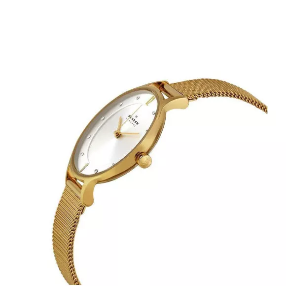 Skw2150 Skagen Gold Uhr Skagen Analog Anita Damenuhhr SKW2150