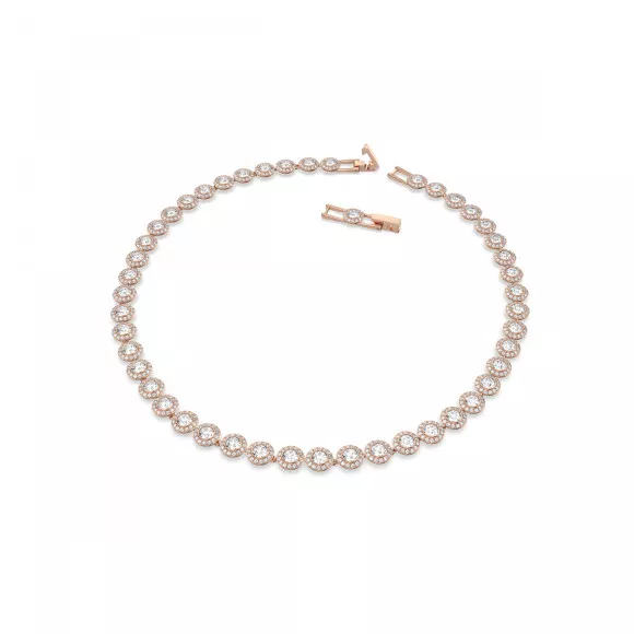 【専用】Swarovski angelic square 5368145 SWAROVSKI Angelic necklace, Square cut, Blue, Rhodium plated
