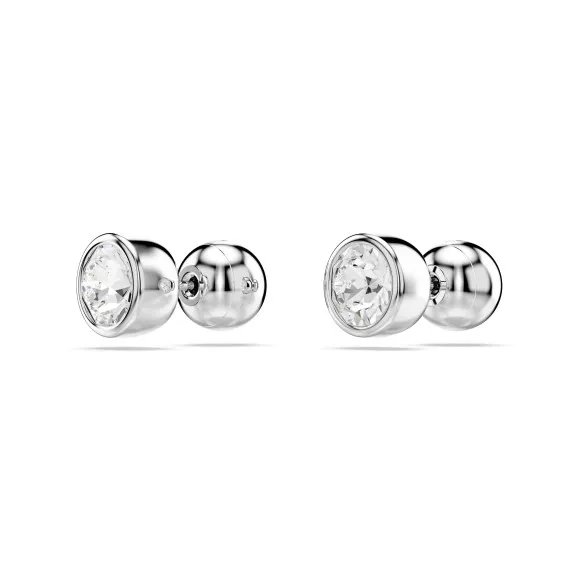 Swarovski® 'Imber' Women's Base Metal Stud Earrings - Silver