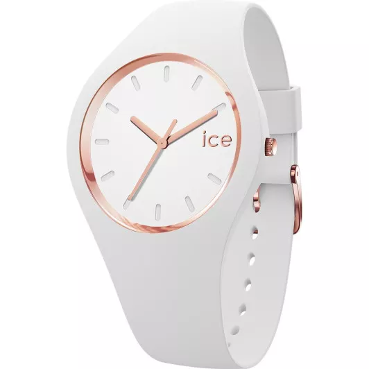 Ice Watch® Analoog 'Ice glam - white rose-gold' Dames Horloge 024522
