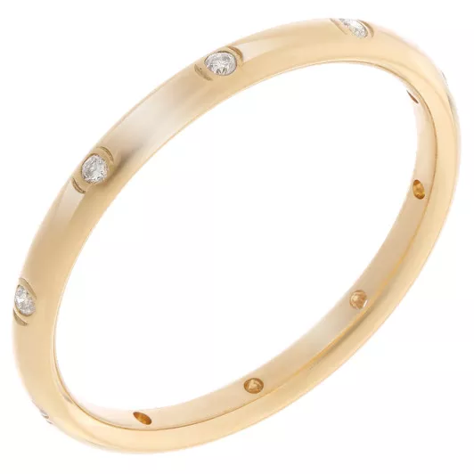 Orphelia® Women's Yellow gold 18C Ring - Gold RD-3065