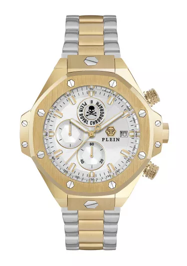 Philipp Plein® Chronographe 'Plein Chrono Royal' Hommes Montre PWLFA0525
