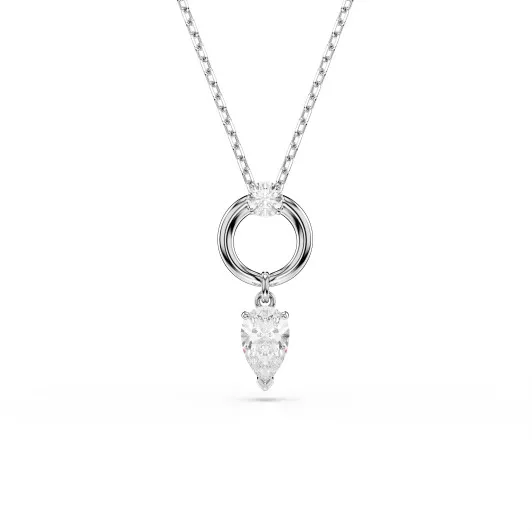 Swarovski® 'Mesmera' Women's Base Metal Necklace - Silver 5723146