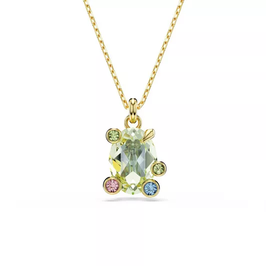 Swarovski® 'Gema' Women's Gold Plated Metal Necklace - Gold 5705816